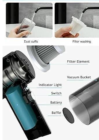 Wireless Handheld Air Duster & Vacuum Cleaner