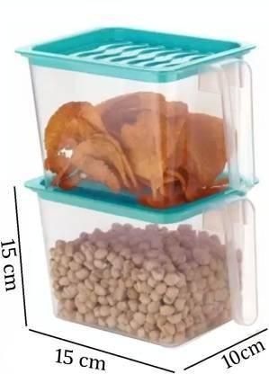 Unbreakable 1000ml Kitchen Storage Basket – Pack of 6 (Blue)
