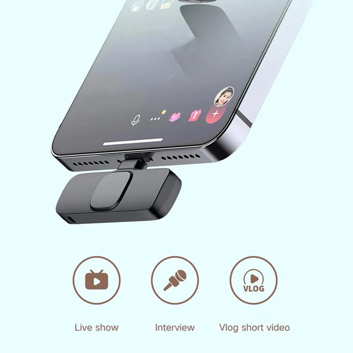 Wireless Lavalier Microphone audio recorder