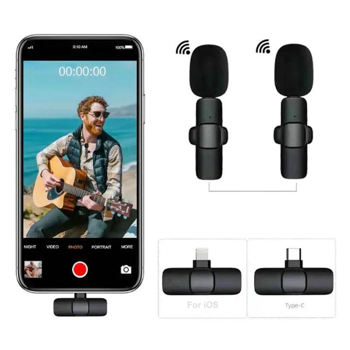 Wireless Lavalier Microphone audio recorder